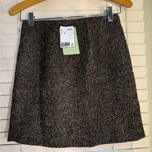H&M Black and Brown Women's Skirt